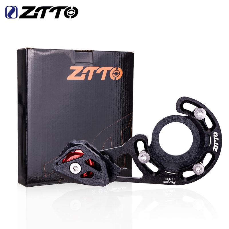 ZTTO MTB Bicycle Single Chain Guide Chain Protector CNC Wheel Pulley Stabilizer Drop Catcher BB Mount 1X System For FR DH AM