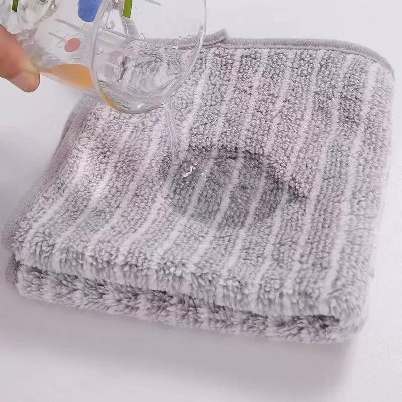 5/10/20pcs Kitchen Cloth Dish Towels Super Absorbent Coral Velvet Dishtowels Nonstick Oil Washable Fast Drying