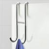 Shower Door Towel Hooks for Bathrooms Double Sided Glass Shower Hooks Over The Frameless Glass