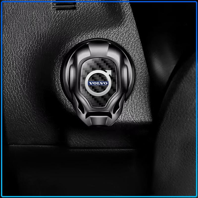 Car One-click Start Protective Cover Interior Button Decoration Sticker For Volvo Rdesign XC90 S60 XC60 V70 S80 S40 V50 V40 V60 C30 S70