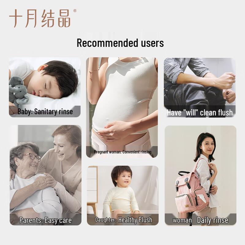 Říjnový křišťálový přenosný perineální čistič