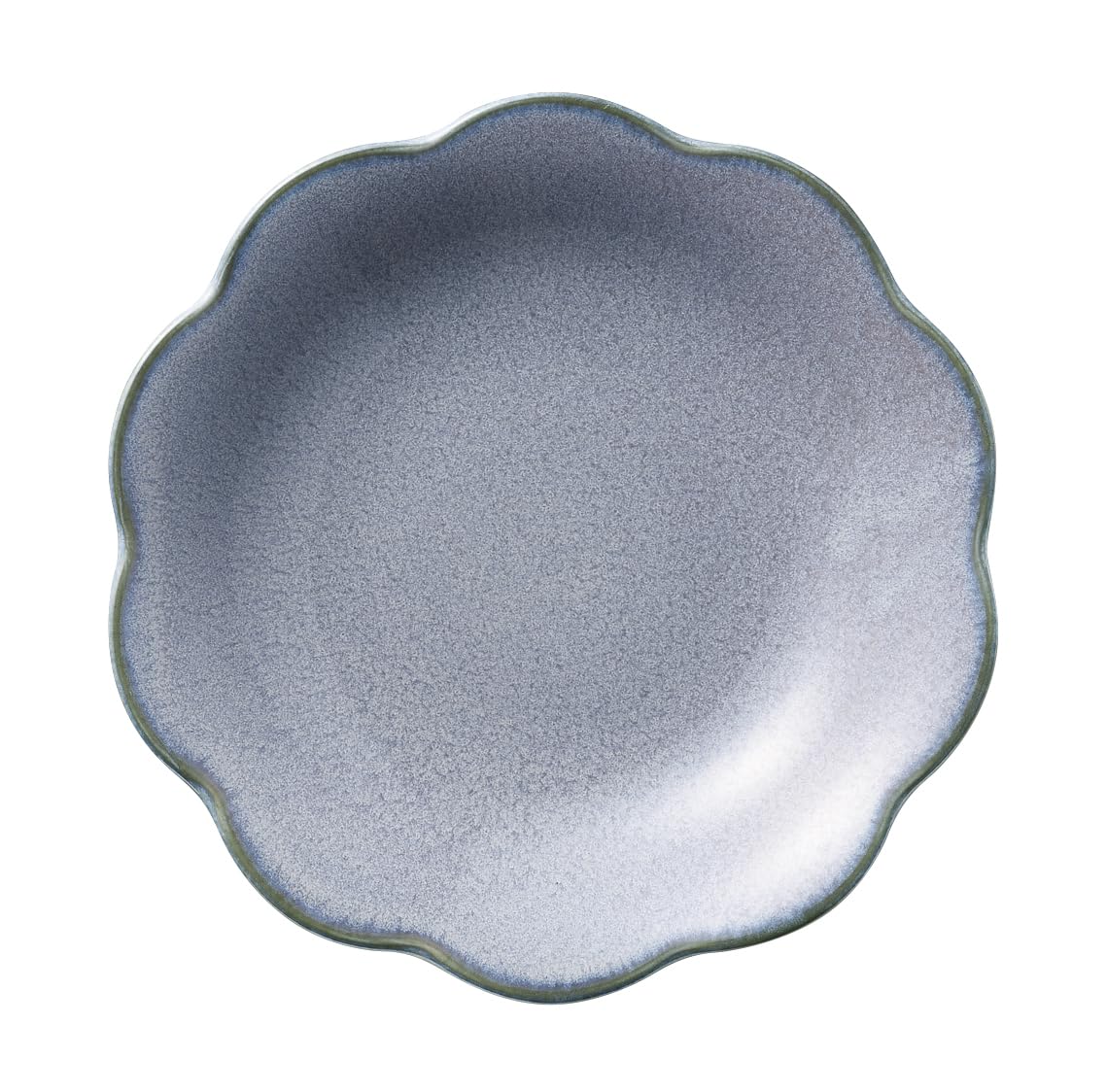 

EAST table Ryoka Gray Deep x Made in Microwave and Dishwasher Safe (Ryoka) Flower-Shaped 6.3cm Plate, 21.5 H4.1mm, Japan, серый