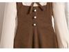 Girls' Autumn Preppy Style Two-Piece Dress - Trendy Children's Fashion