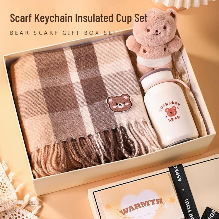 2025 High-End Birthday Scarf Gift Box for Girls, Best Friends, or Wife