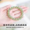 Imitation Hetian Jade Chalcedony Bracelet, Clear Water Color Bracelet for Women, High-Grade Fortune Bead Jade Beaded Green Accessory, Ice Clear