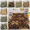 Juego de cama de estilo indio 3D con estampado de Paisley, edredón y funda de almohada estampados, 2/3 piezas, decoración del hogar extragrande, AU