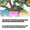 120Pcs Plant Label T-Shaped Garden Marker Name Plate Outdoor Plant Vegetable Seedling Waterproof Handwritten