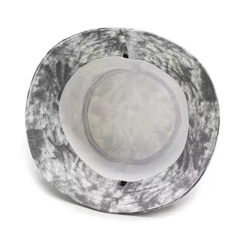 Cool Women Spring Summer Cotton Bucket Hats Lady Tie Dye Outdoor Colorful Panama Fisherman Cap Hat For Women