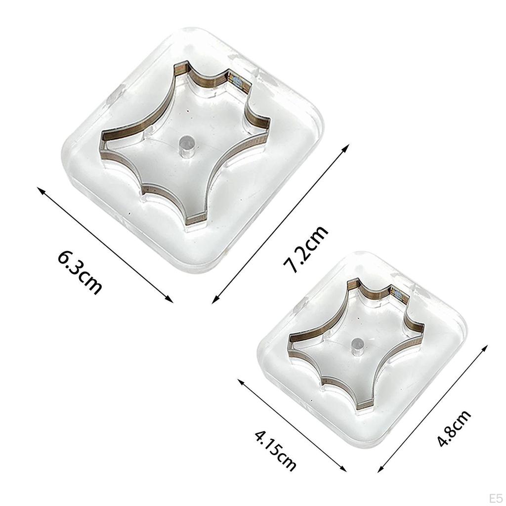 DIY Tag Pendant Template Stencils Leather Cutting Die Handmade Mold Cutter