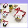 Adorable Cartoon Animal Mini Shoulder Bag For Kids Cute Waterproof Pu Leather