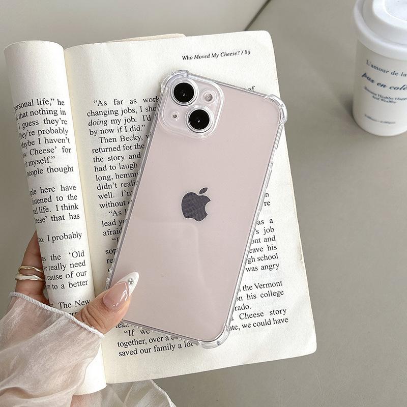 Soft Shockproof Transparent Phone Case For iPhone 17 16 15 14 13 12 11 Pro Max 7 8 Plus XS X XR Mini SE Clear Bumper Back Cover