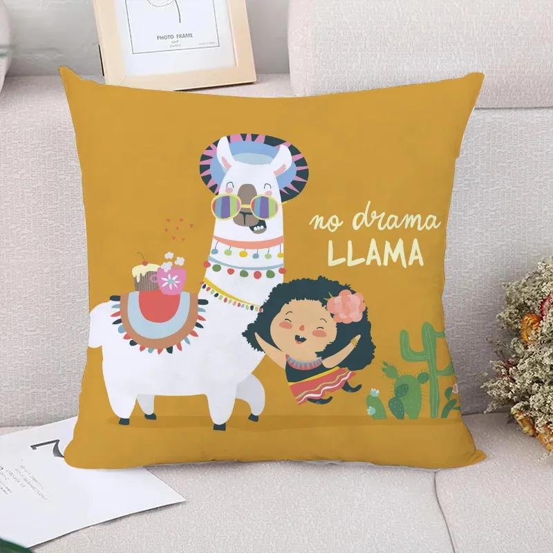 Alpaka Couchkissen Zierkissenbezüge Dekorative Sofakissen Kissenbezug x Einzelbettwäsche Kurzplüsch Bett