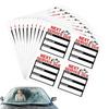 40PCS/10sheets Oil Change Stickers Oil Change Reminder Service Sticker Next Service Due Reminder Labels For Car Auto Vehicle