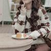 Sweet and Cute Thick Sweater Women's Autumn and Winter Spring and Autumn Bottoming Top