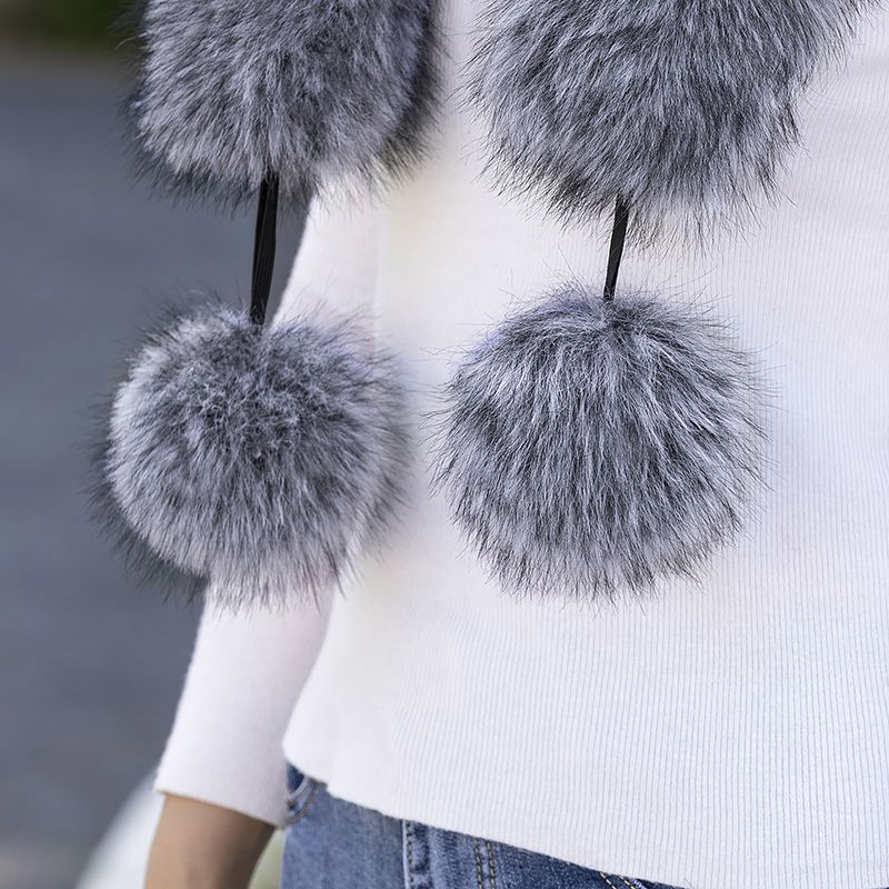 Winter New Warm Hat Scarf Integrated Thickened Cold-proof Windproof Neck Protection Cycling Headhat Fashionable Women's Hat