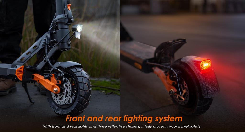 KuKirin G2 Pro (ABE) Elektroroller 500W Motor 48V 15,6Ah Akku 20 km/h Höchstgeschwindigkeit 65 km Reichweite 9 Zoll Reifen E-Scooter