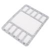 3PCS Rectangle Bead Mat Felt Beading Tray with Centimeter Alphabetic Scale for   Art Crafts Jewelry Making Bead Supplies