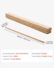 Wooden Garden Stakes, 25 Pcs 19.05×19.05×1219.2 Mm Survey Grading Stakes, Garden Ground Stake with Sharp Point, Fir Wood Plant Support Stake, Sign