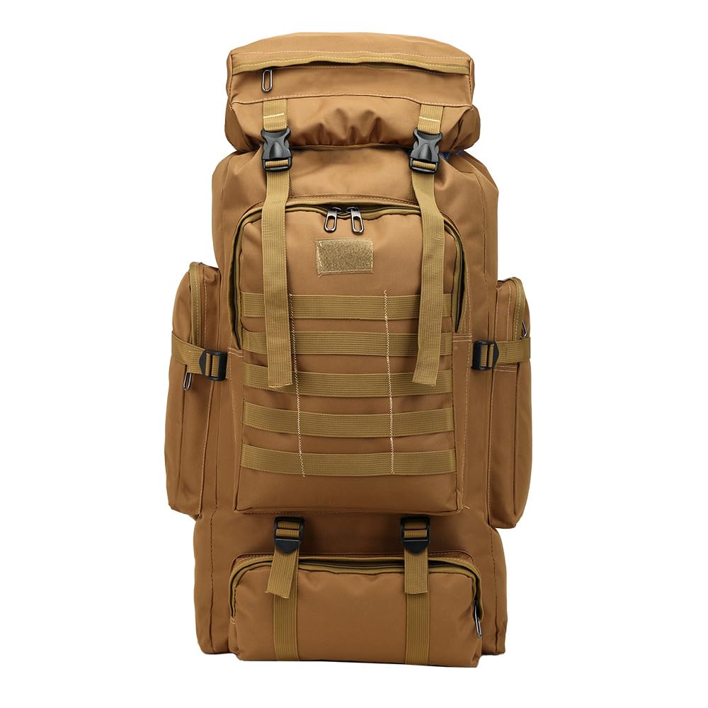 

[YuJoyYe] Mountaineering Backpack, 80L, Outdoor Bag, Camping Backpack, Backpack, Rucksack, Mountaineering Bag, Outdoor, Durable, Disaster Prevention,