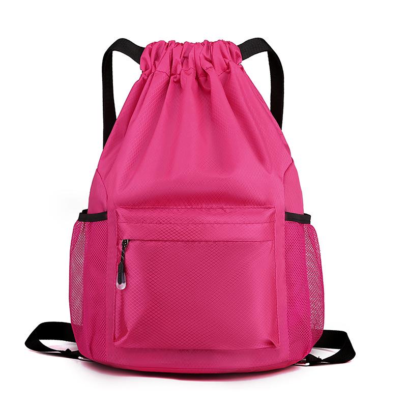 Zaino con Coulisse in Tela Monocolore da Donna – Perfetto per Attività all'Aperto e Stampa di Loghi Personalizzati.