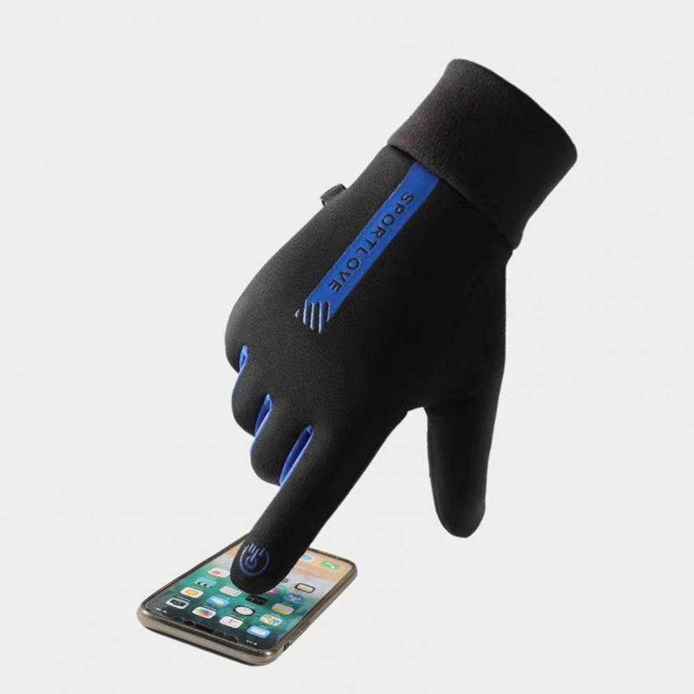 Ridding Gloves 1 Pair Chic Full Fingers Soft  Camping Skating Ridding Gloves for Adult