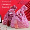 Elegant Wedding Gift Bag: Chinese Style Bridesmaid Handbag with Golden Accents