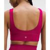 Lululemon Align  V Neck BrA  Light Support  A B Cup Berry rumBle