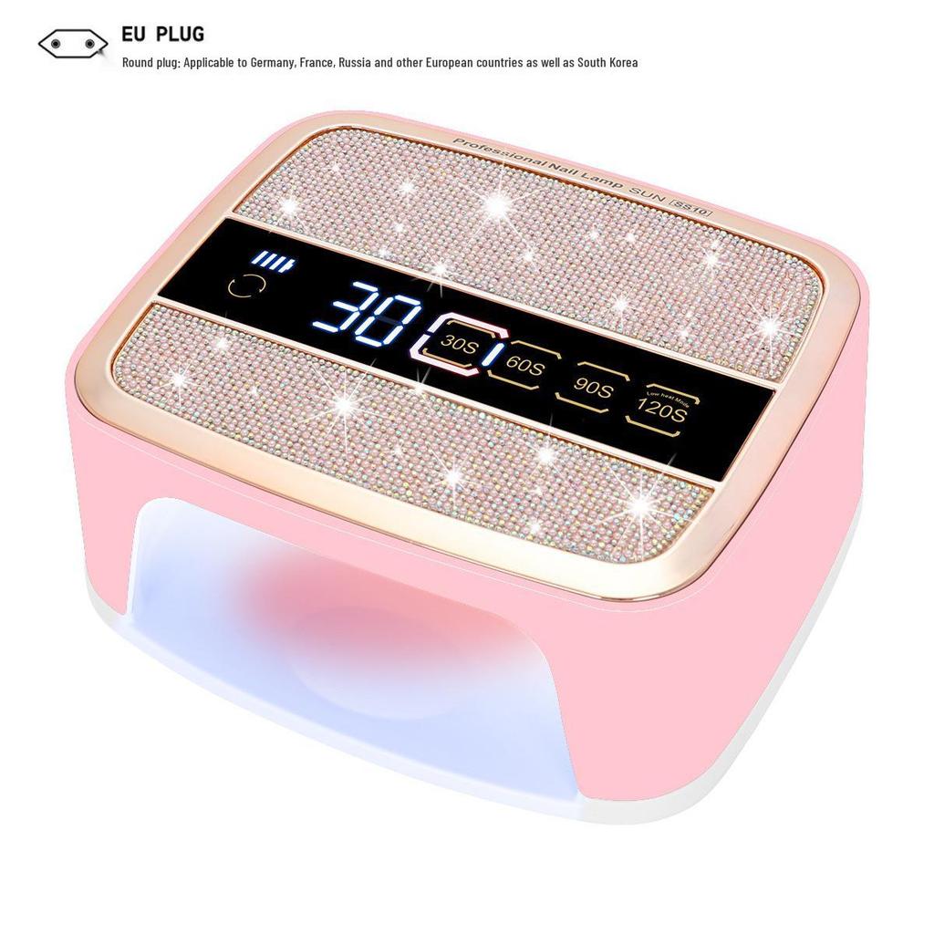 SS10 Portable 168W Rechargeable Nail Lamp: High-Power Phototherapy for Quick-Dry Nails In Salons
