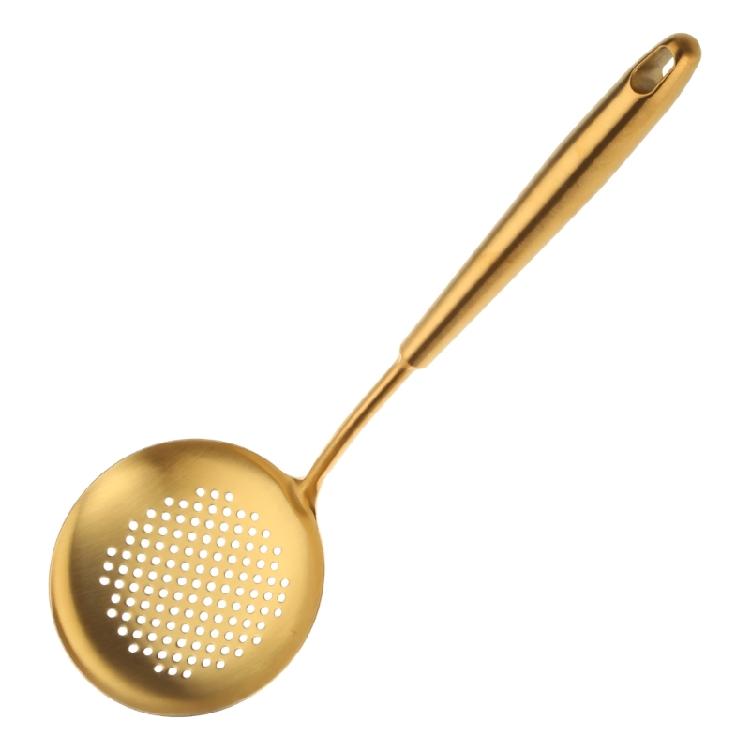 Skimmers Spoon Stainless Steel Slotted Colander Strainer Ladle Cooking Kitchen 1