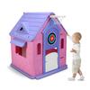 Backyard Discovery Kids Playhouse Cottage with Window Indoor Outdoor Playhouse with Basketball Hoop Princess Playhouse for Kids
