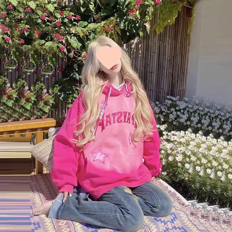 

Женская толстовка с капюшоном в стиле ретро с вышивкой - Модная, в стиле лени, на флисовой подкладке, плотная, омолаживающая мода 2XL Recommended 170-200 Jin