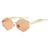 New Diamond Sunglasses European and American Retro Sunglasses Advanced Hong Kong Style Concave Shaped Sunglasses