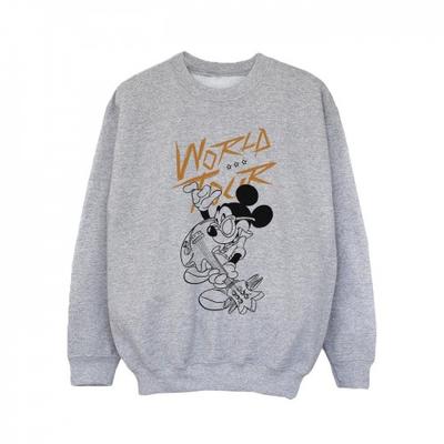 Kızlar Mickey Mouse Dünya Turu Hattı Sweatshirt