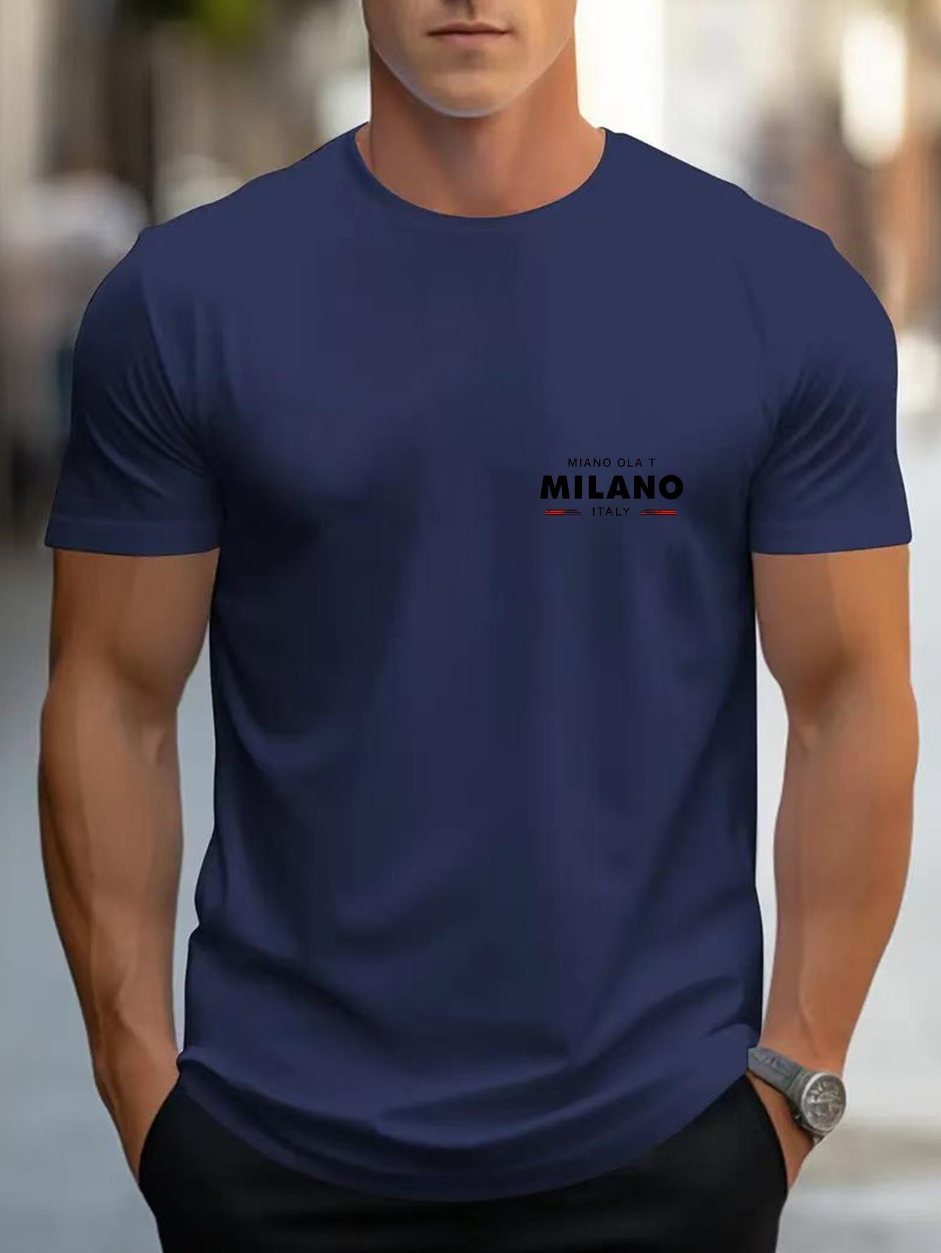 Cotton Blend T-shirt - Mi Amor Milano Print S