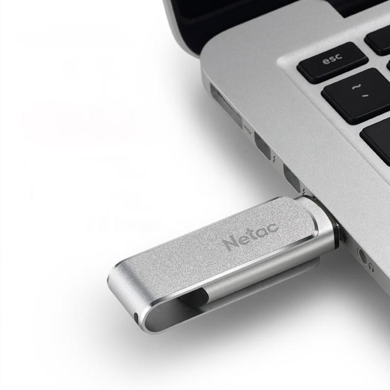 Netac U388 USB 3.0 Rotating Metal Flash Drive