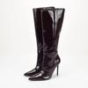Large Size Sexy Autumn and Winter New Item European and American Brown Pointed High-heeled Zipper High Boots for Women
