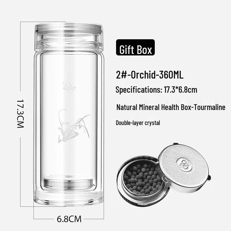 Noah Double-Wall Portable Glass Mug