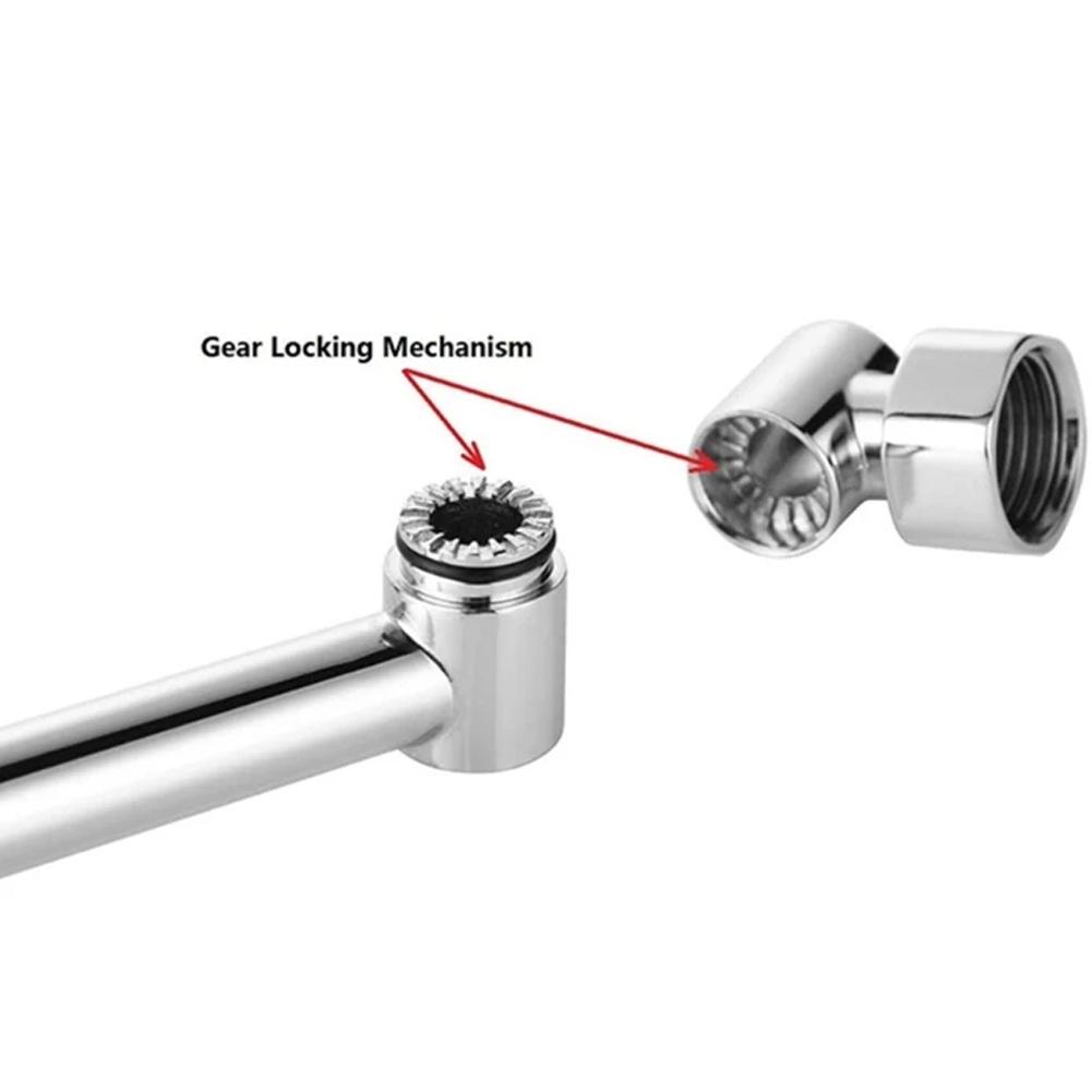 Justerbar Läckagesäker Duscharm Vinkel Läckagesäker Tum