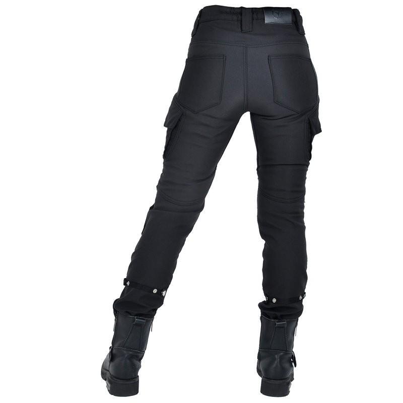 Womens Winter Motorcycle Riding Pants Waterproof Thermal Windproof High-Waist Protective Gear With Upgraded Armor
