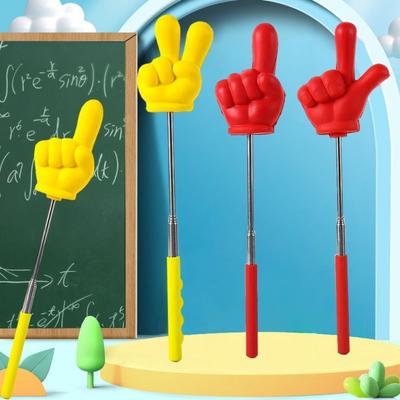 Retractable Teaching Stick Stainless Steel Non-slip Handle Classroom Finger Pointer Macarons Whiteboard Guide Indicator