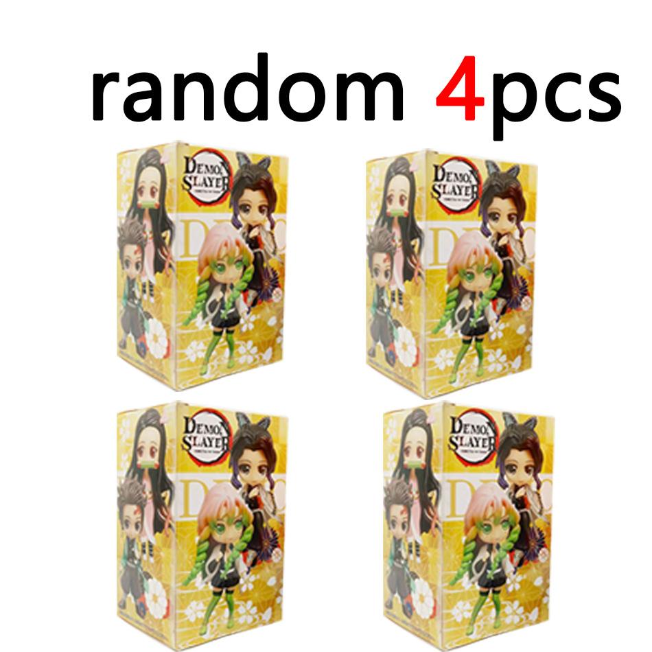 Anime Demon Slayer Figure Kamado Tanjirou Nezuko Action Figures Zenitsu Figurine Inosuke Kimetsu No Yaiba Figura PVC Model Toys