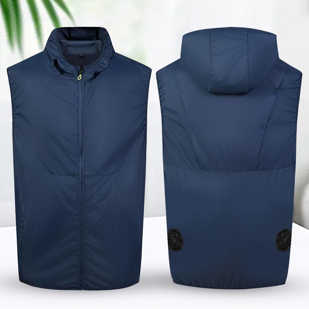 Summer Air-conditioned Clothes for Men Women Cooling Vest Hiking Clothes for High Temperature Work Fishing Vest