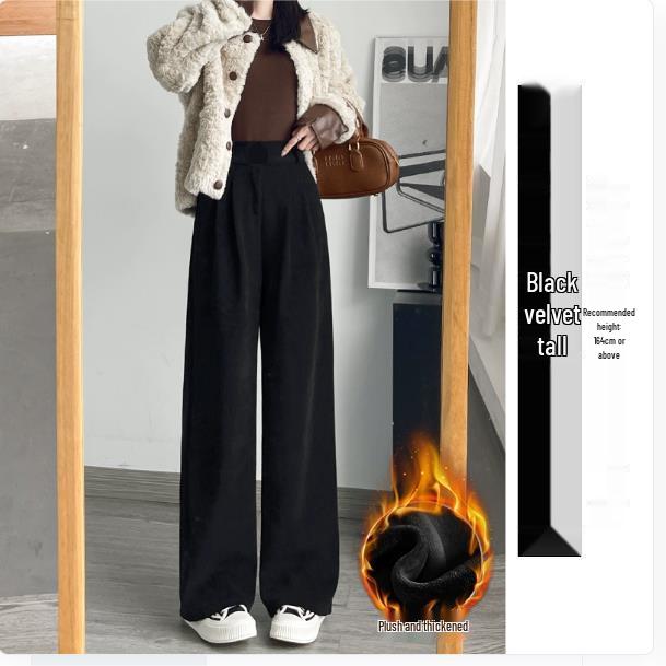 Schwarze Palazzo-Hosen für Damen (Petite) - Optionen mit schmalem & weitem Bein