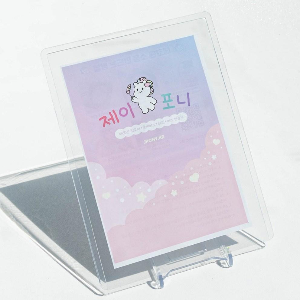 Pohlednicový fotorámeček Top Loader 4 kusy