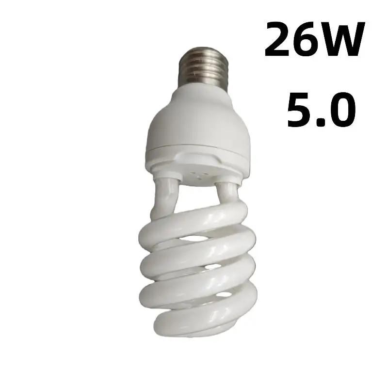 1Pcs 13W/26W UV Rays Energy Saving Terrarium Basking Light 5.0 10.0 UVB Reptile Lamp Turtle Lizard Snake Reptiles Heating Lamps