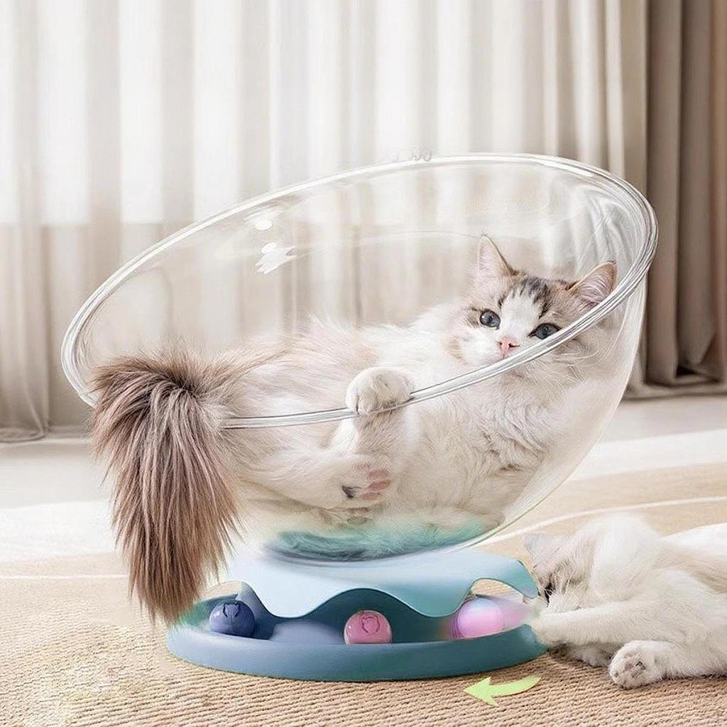Space Capsule Cat Bed Hammock Supplies Furniture Stable Small Pets Toy Kitten Nest for