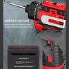 80N.m 18V Brushless Electric Drill Cordless Knockable Driller Driver Screwdriver Li-ion Battery Electric Power Tools