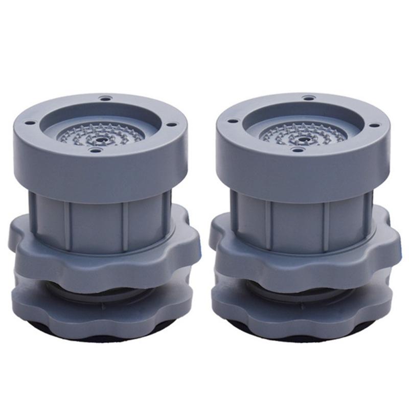 4 Stück Waschmaschinen-Füße Anti-Vibrations-Pads Höhenverstellbar Anti-Rutsch-Pad Bodenschutz Möbelschutz