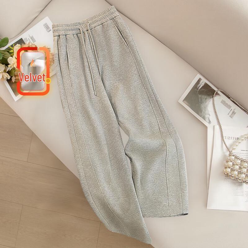 

Sibaisha Women s Fleece-Lined Elastic Waist Sweatpants XL