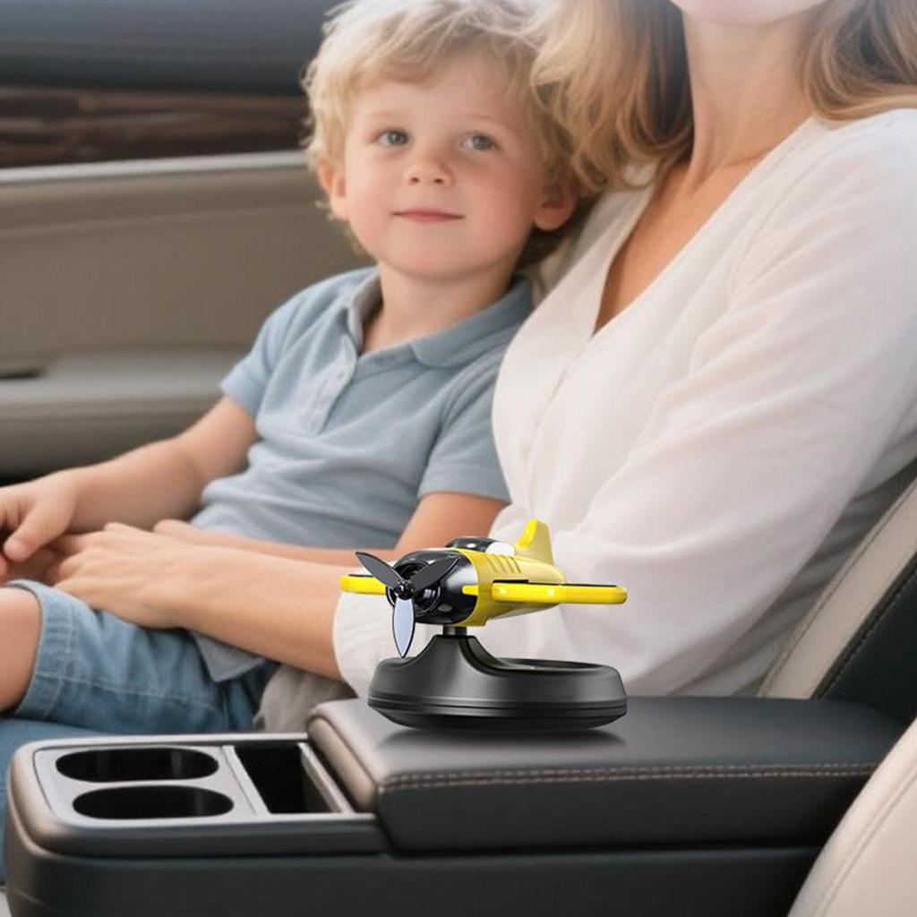 Car Air Freshener Diffuser Car Dashboard Solar Fragrance With Airplanes Shape Lasting Long Air Freshener For Pickup Automotive